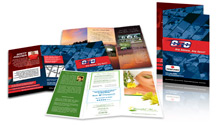 Montreal Brochures (Folded Flyers), Montreal Brochures Fast Printing
