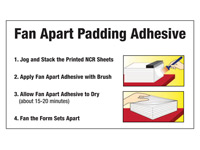 NCR Fan Apart Padding Adhesive-Fanapart glue