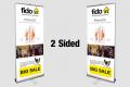 2 Sided pull up banner Montreal