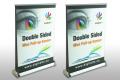 double sided table top retractable banner